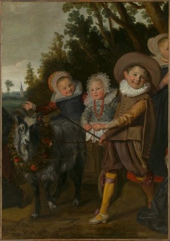 Art History Mystery: Three Children with a Goat-Cart (fragment), ca. 1623–25, Royal Museums of Fine Arts of Belgium (click to zoom)