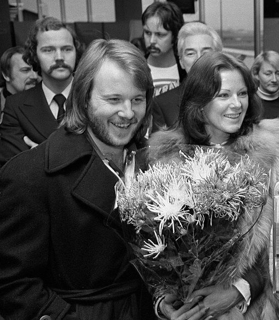 Benny Andersson and Anni-Frid, 1976