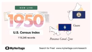The 1950 U.S. Census Index for Guam and the Panama Canal Zone Is Now Live