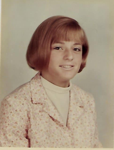 Christine as a young adult