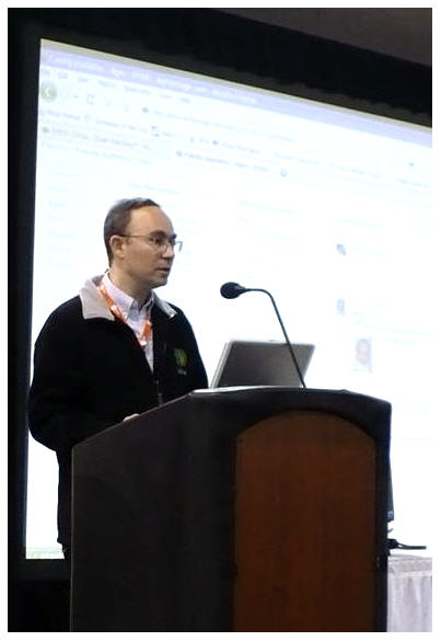 Daniel lecturing at NGS