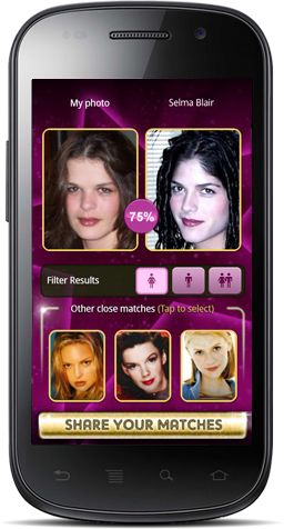 MyCeleb: now for Android users too! (click to view full size)