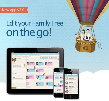 MyHeritage App 2.0 - Edit your tree on the go!