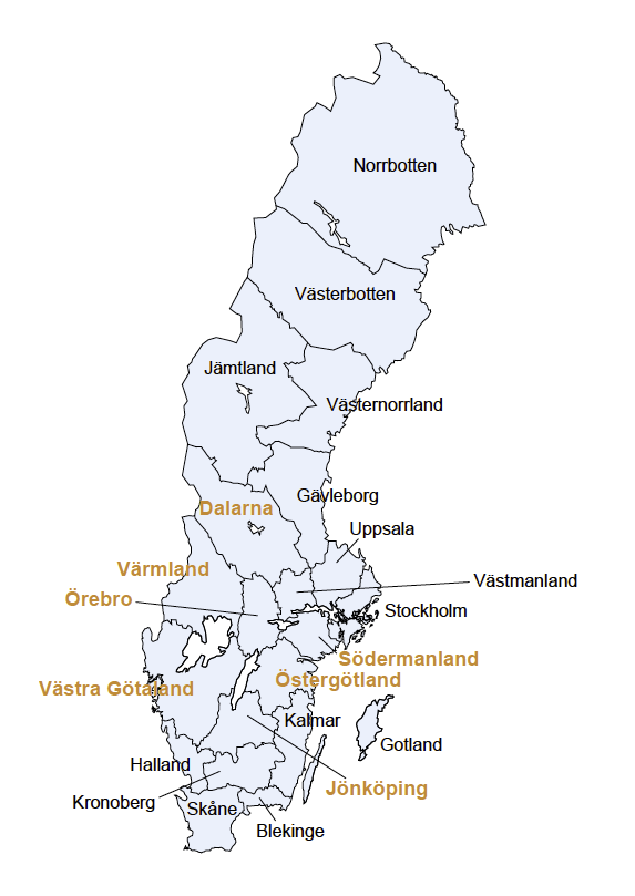Swedish counties
