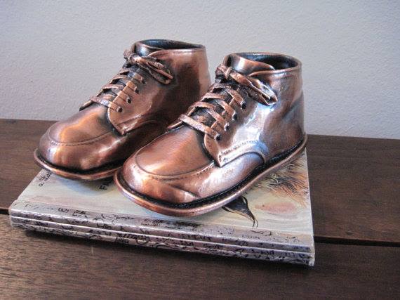 Family Traditions: Bronzed baby shoes 