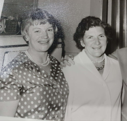 Lilian and Norma (Mariellen’s mother-in-law). Norma kept Lilian’s pregnancy a secret for 74 years after being sworn to secrecy at age15 by Lilian who was 17 when pregnant.
