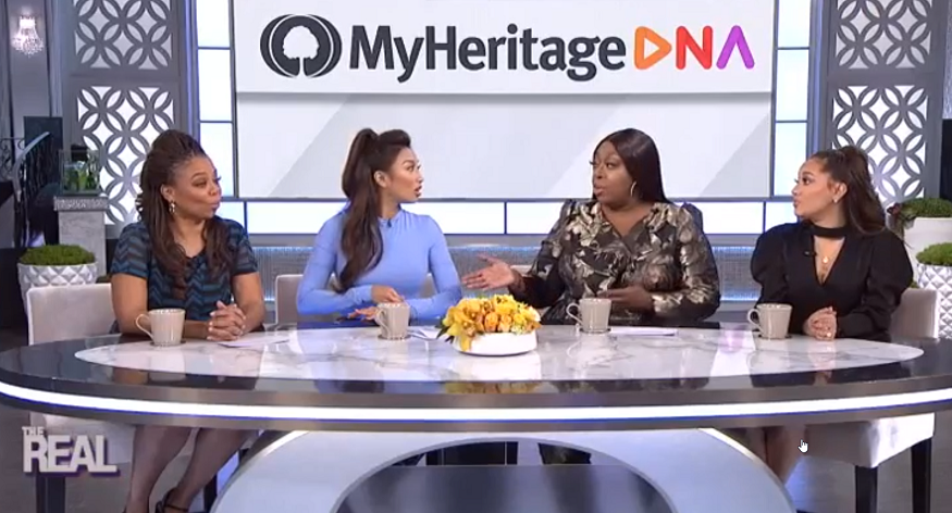 MyHeritage DNA Featured on “The Real” Talk show