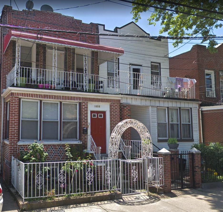 Home of Jedediah’s great-grandparents, Antonio and Isabella Bila, 1098 Belmont Avenue, Kings, New York.