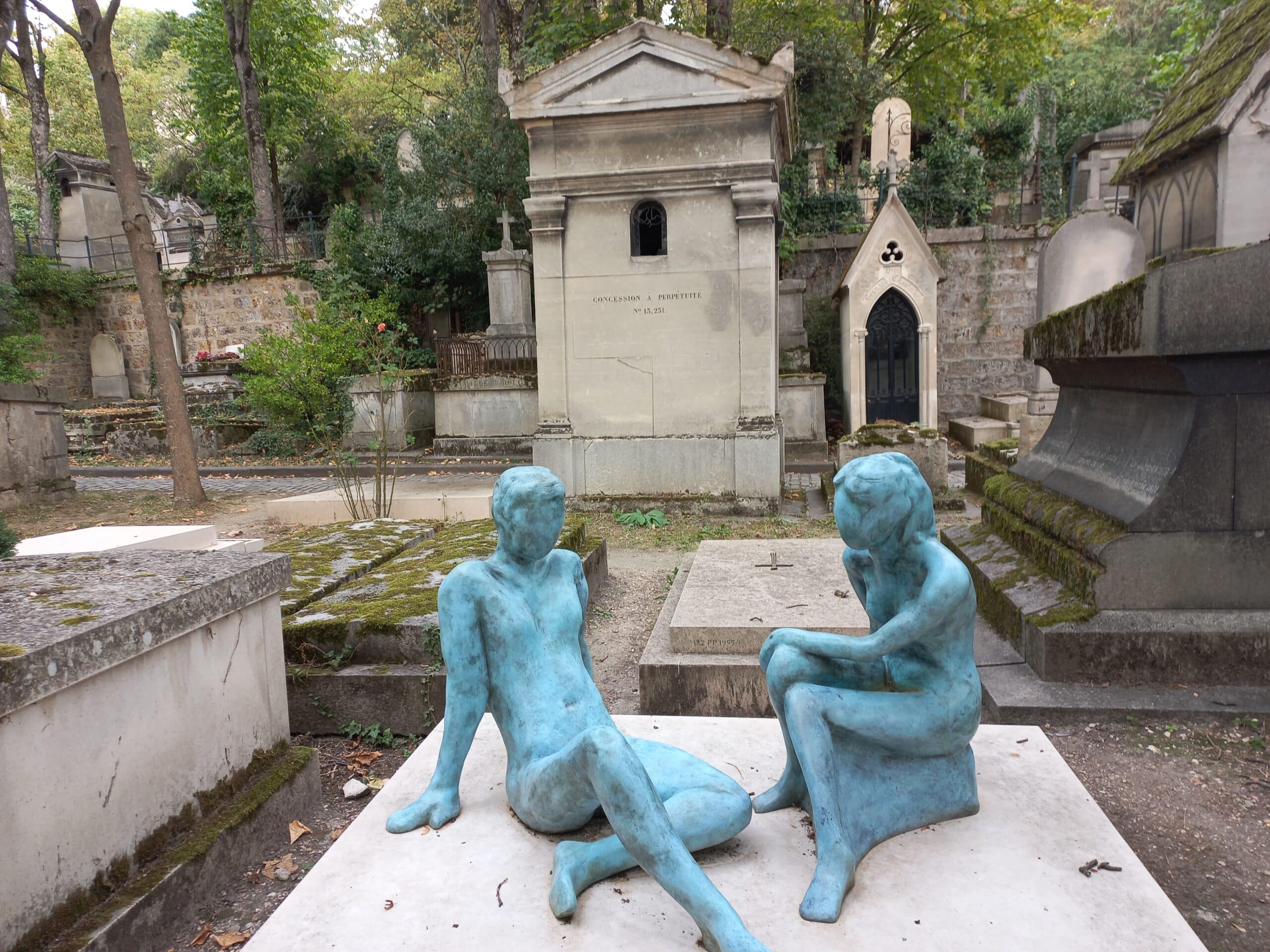 Père Lachaise is de thuisbasis van unieke grafstenen, beelden en monumenten (Credit: Marie Cappart, MyHeritage).