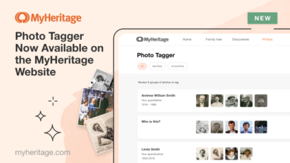 New: Photo Tagger Now Available on the MyHeritage Website