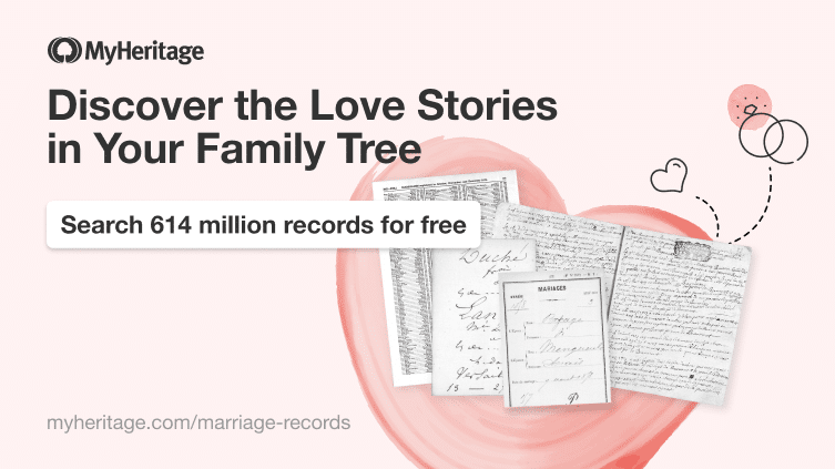 Explore Marriage Records for Free This Valentine’s Day