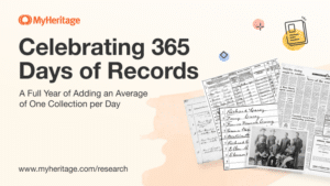 Celebrating 365 Historical Record Collections Added or Updated During 365 Days