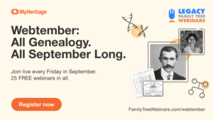 Webtember 2023: Free Online Genealogy Conference All September Long