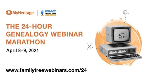 Join Us for the Second Annual 24-Hour Genealogy Webinar Marathon