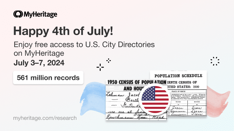 Explore Your American Roots with Free Access to U.S. City Directories This July 4th! 