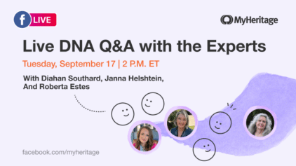 Join Us for a Facebook Live DNA Panel with Expert Genealogists!