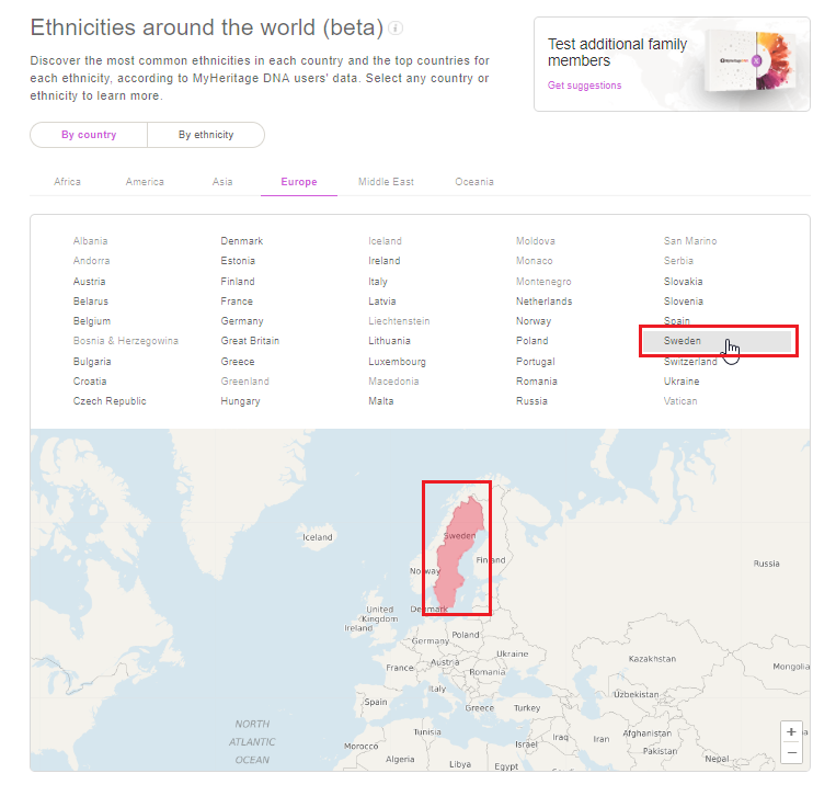 Seleccione un país de la lista y de clic en el mapa para ver las etnias mas comunes