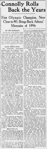 Artikel uit de Boston Post van 1 augustus 1948. Bron: krantencollectie van MyHeritage