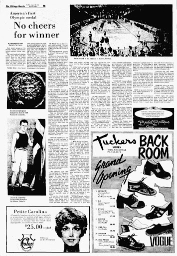 Artigo no Billings Gazette, 20 de agosto de 1972