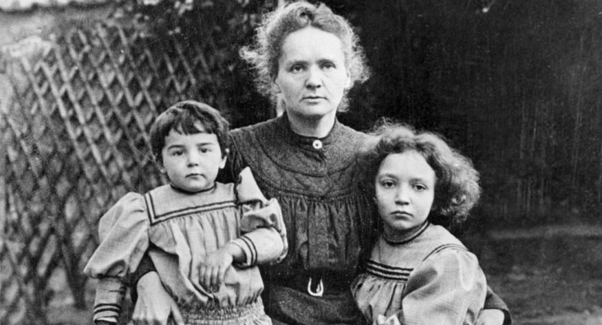 marie curie and her family