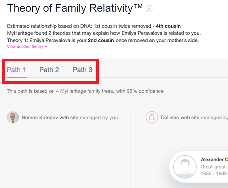 Switching between multiple paths for a theory (Click to zoom)