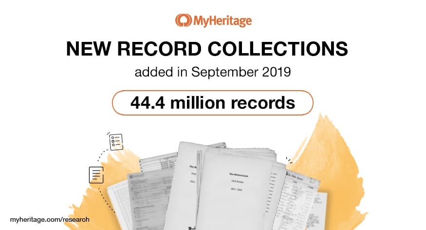 New Historical Records Added in September 2019