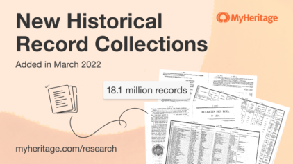Historical Records Added in March 2022
