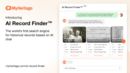 Introducing AI Record Finder™, the World’s First AI Chat-Based Search Engine for Historical Records