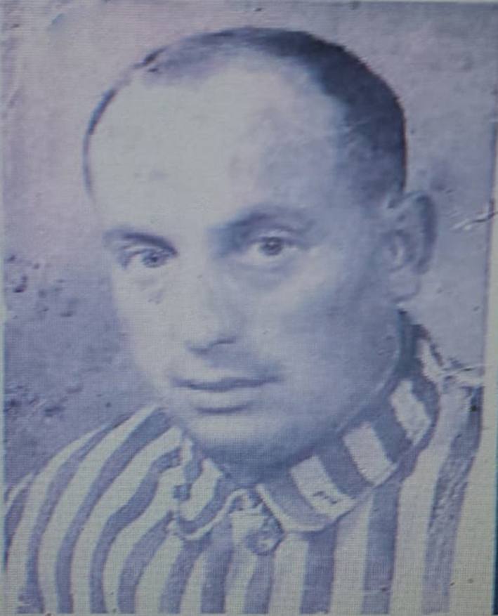 Abraham Ehrenberg, 1945, Dachau Concentration Camp