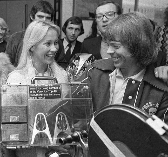 Agnetha Fältskog and Björn Ulvaeus, 1976