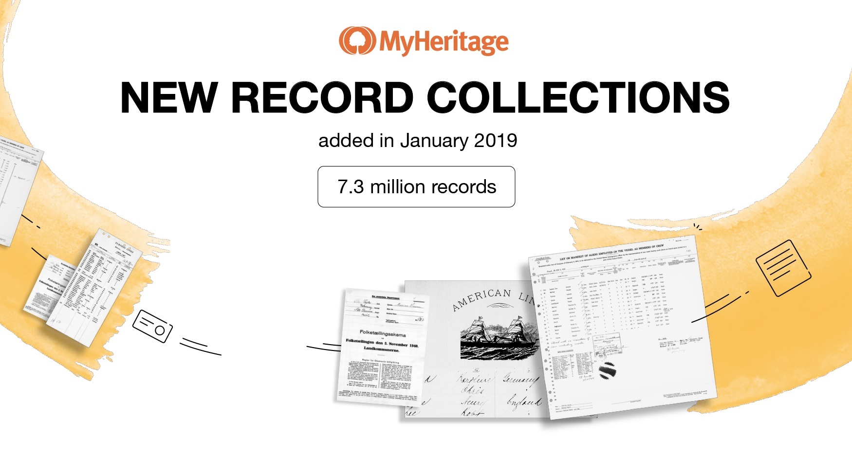New Historical Records Added in January 2019