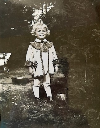 One of Becky’s mystery photos, Becky’s great-uncle. Photo enhanced and colorized by MyHeritage