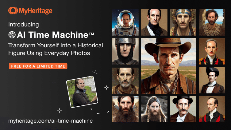 Introducing AI Time Machine™: Transform Yourself Into a Historical Figure Using Everyday Photos!