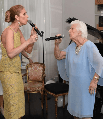 Céline Dion Family: Celine singing with her mother on her 91st birthday in March 2018 [Credit: Instagram/ Celine]