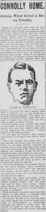 Clipping from the Boston Post, May 15, 1896