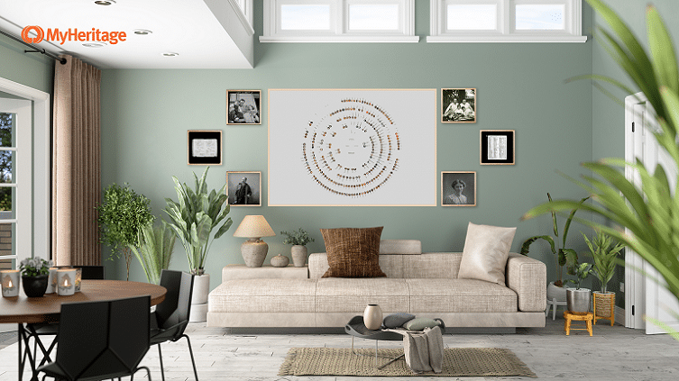 Sunset Notice for Printing Posters of Family Tree Charts