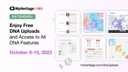 Offer Extended: Upload Your DNA Data to MyHeritage and Enjoy Free Access to All DNA Features