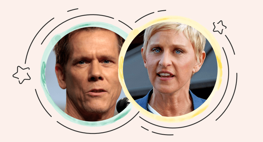 Kevin Bacon and Ellen DeGeneres are Cousins!