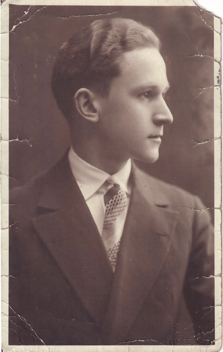 Emanuel Lukšíček as a young man