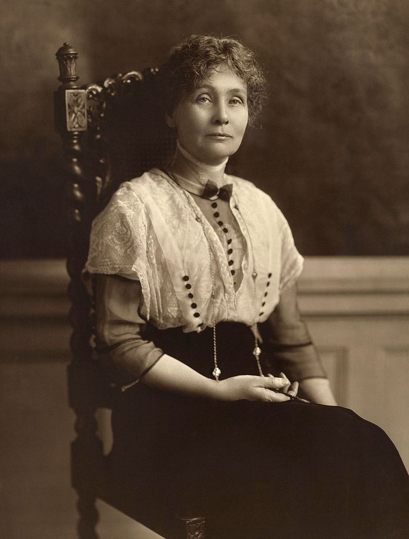 Emmeline Pankhurst, alrededor de 1913.
