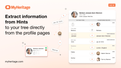 New: Extract information from Hints to your tree directly from the profile pages