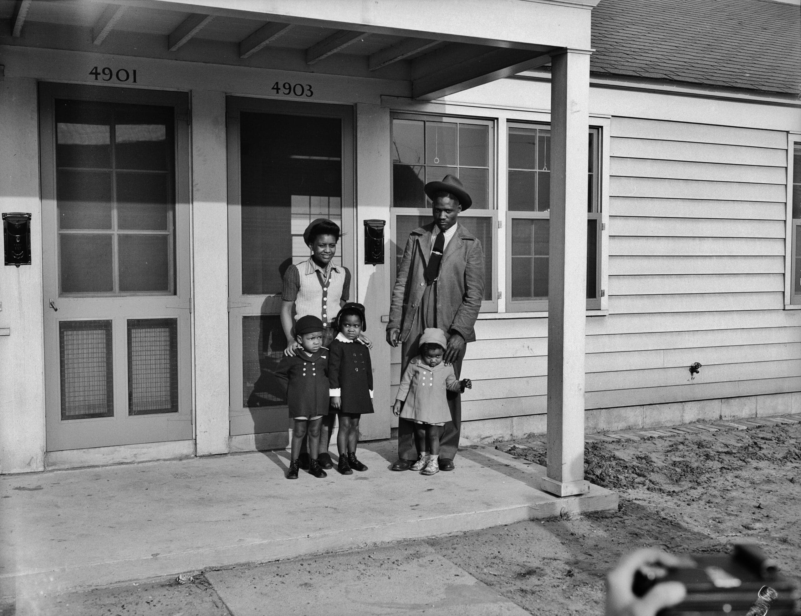 Familjefoto, Detroit, Michigan, 1942 (Kredit: Arthur S. Siegel)