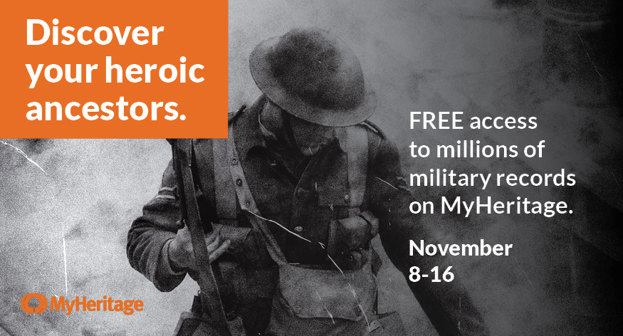 Free Military Records: Marking 100 years since the end of WWI