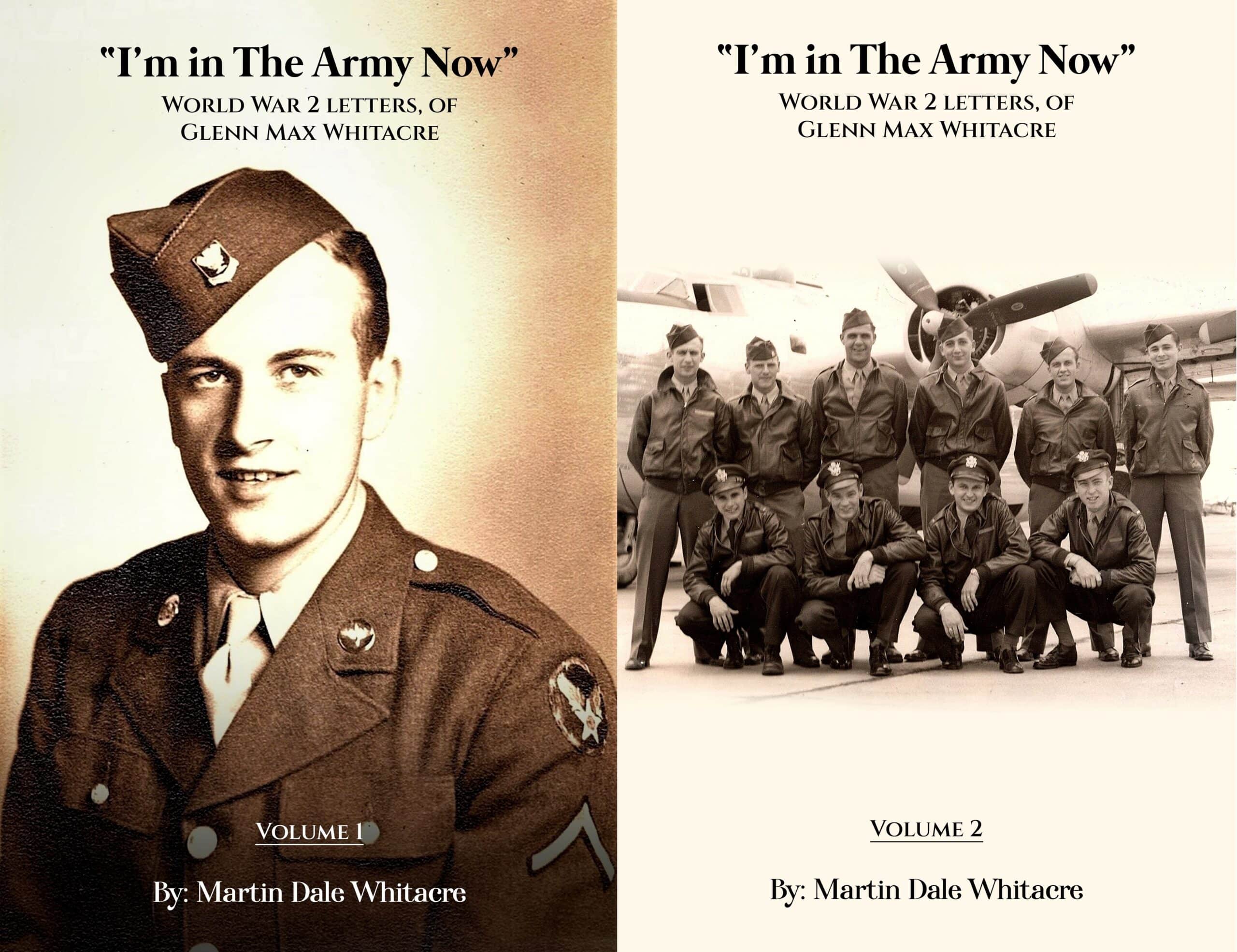 Front covers of I'm in The Army Now, volumes I and II