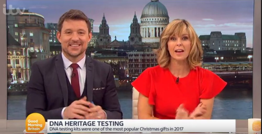Good Morning Britain Hosts Receive Their MyHeritage DNA Results Live on Air