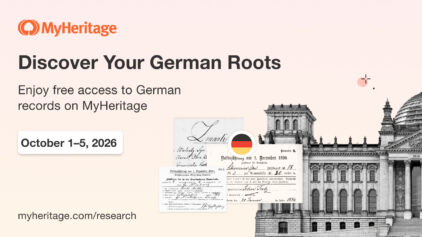 Celebrate German Unity Day with Free Access to German Records on MyHeritage