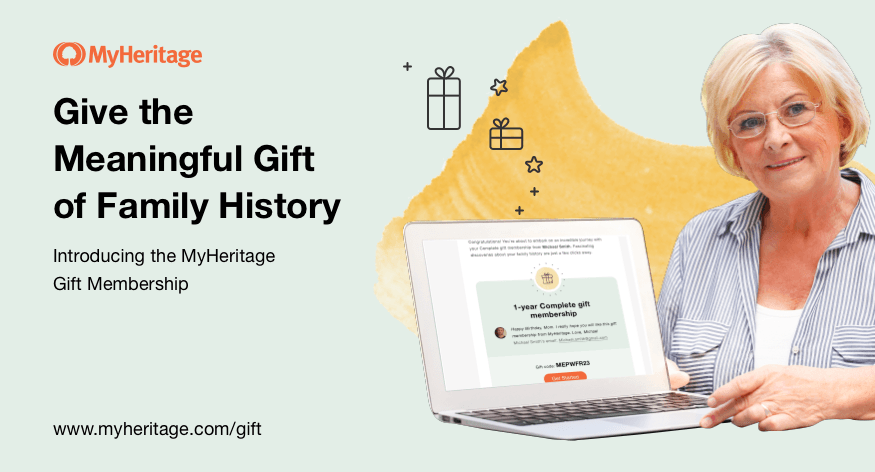 Introducing the MyHeritage Gift Membership