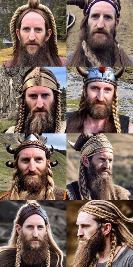MyHeritage Founder and CEO Gilad Japhet as a Viking (click to zoom)