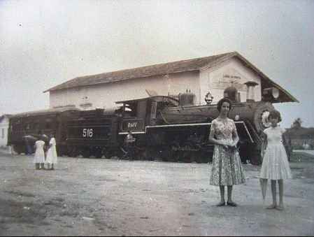 Train station Lagoa da Prata, 1950, close to Gilberto’s family home
