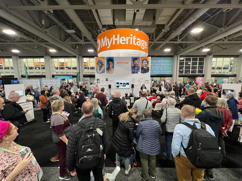 MyHeritage booth